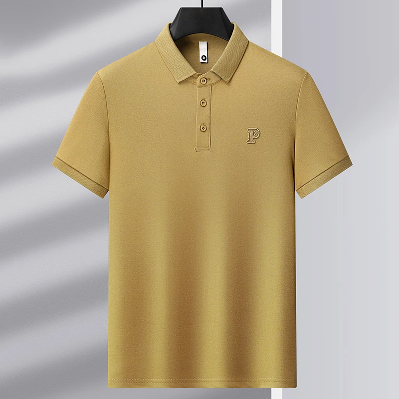 夏季男士百搭polo衫翻领t恤半袖休闲透气短袖男T恤时尚纯色潮流