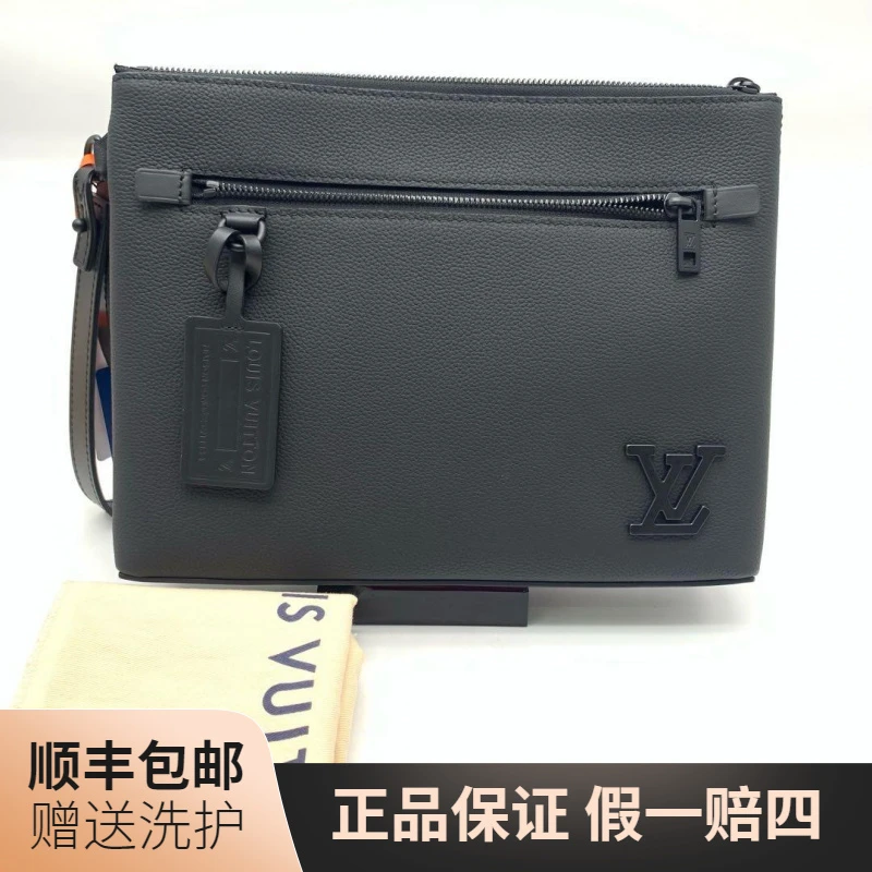 99新 LouisVuitton/路易威登 LV黑色手拿包/10018400时尚男士休闲