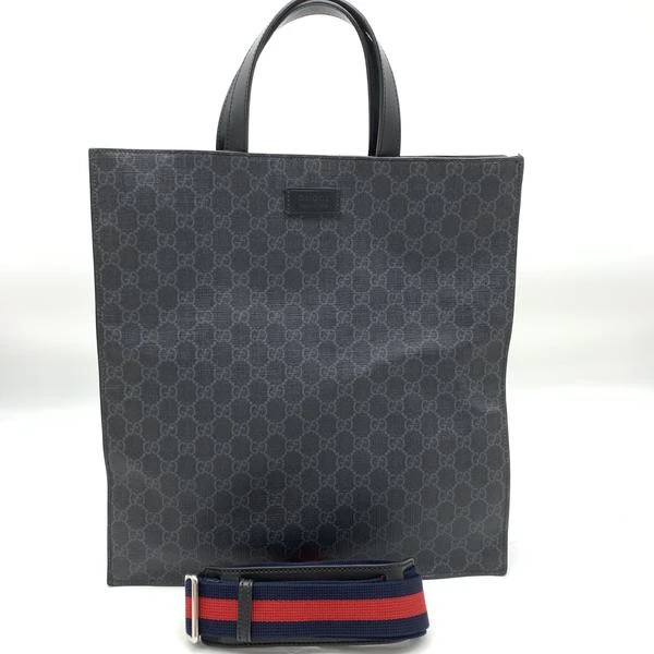 95新 GUCCI/古驰 古驰黑老花手提包/10017382 手提包 奢侈品 男包