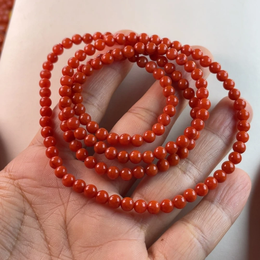 【闪购商品】南红玛瑙珠宝奇石未镶嵌尽**单多圈佛珠4+