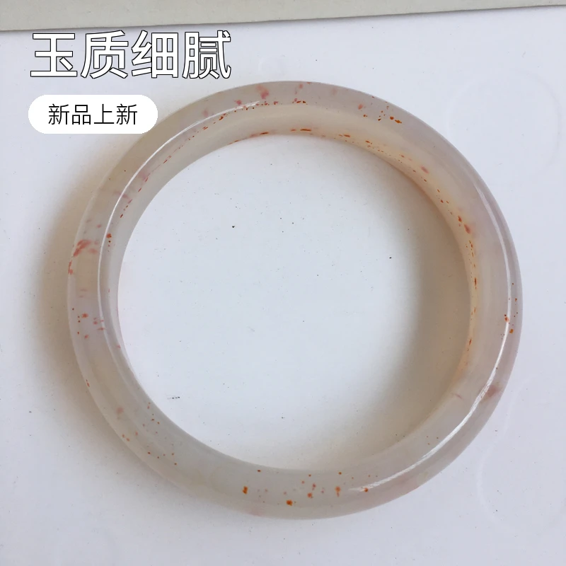 天然荔枝冻满天星手镯 看好尺寸拍 内径59.5mm 简约民族凤