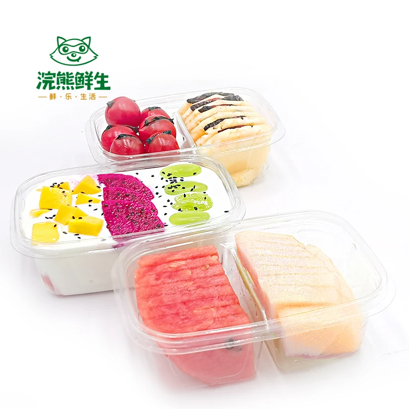 【疯狂周末】彩虹酸奶水果捞350g+【双拼】凤梨乌梅+乌梅小番茄350g+【双拼】西瓜+甜瓜350g