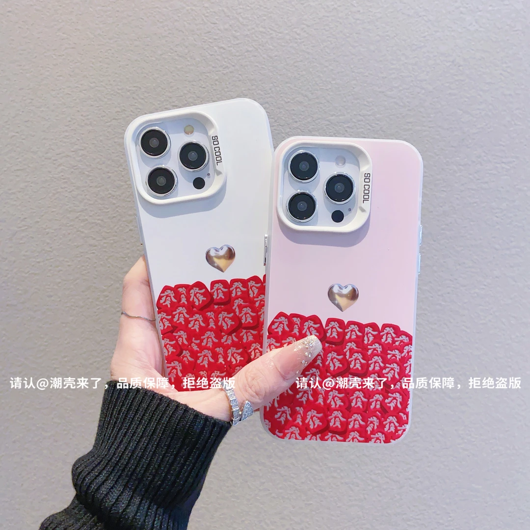 磨砂彩银适用苹果16/iPhone/华为荣耀/OPPO/VIVO/小米手机壳保护