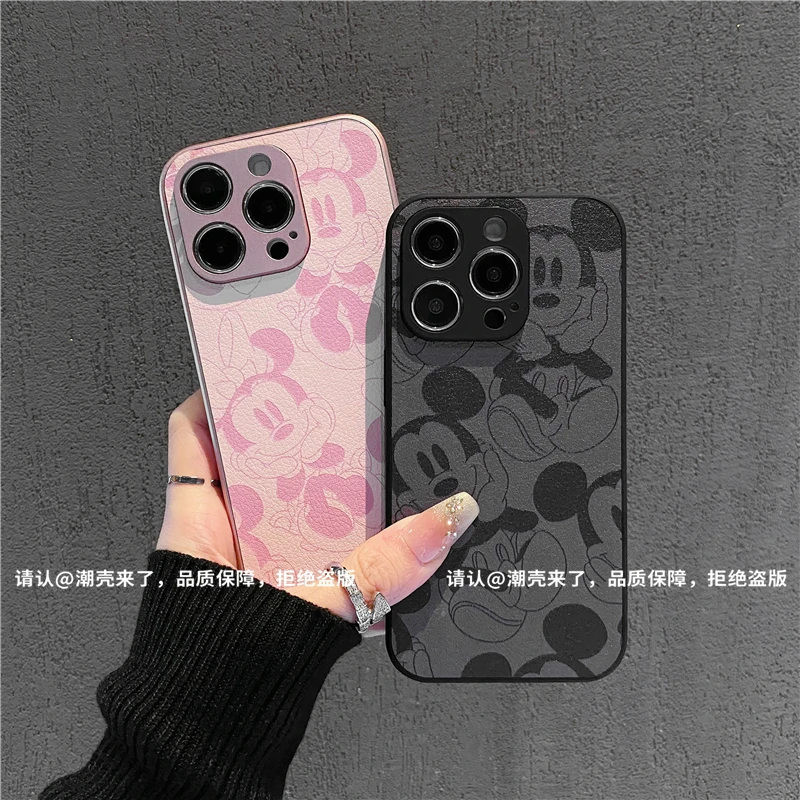 直边皮纹适用苹果16/iphone/华为荣耀/OPPO/VIVO/小米/手机壳爆款