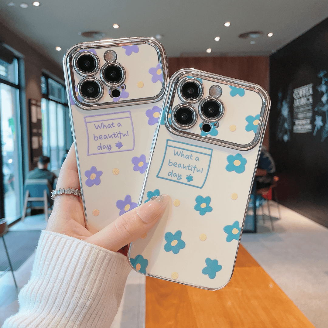 电镀大视窗适用苹果15/iPhone/华为荣耀/oppo/vivo/小米手机壳潮