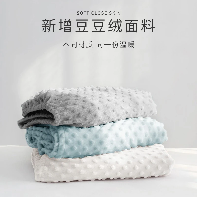 弗贝思豆豆绒婴儿床笠安抚宝宝拼接床垫套罩儿童床单加绒秋冬定制
