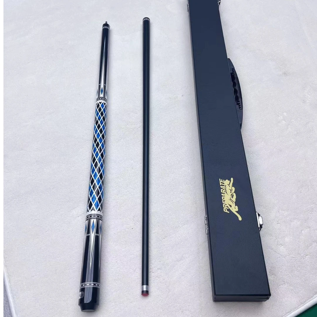 美洲豹威龙黑科技纤维科技台球杆小头中头大头斯诺克黑八桌球杆