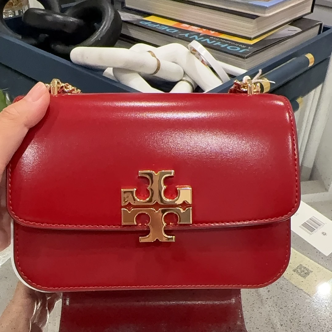 Tory Burch汤丽柏琦 预售 Eleanor红色小号单肩包165386-600