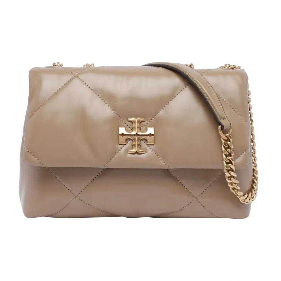 Tory Burch汤丽柏琦 预售 KIRA灰色小号单肩包154706-250