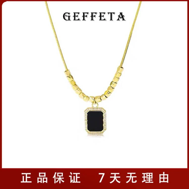 GEFFETA/格菲塔【品牌定制款】秋冬新款毛衣项链微镶满锆
