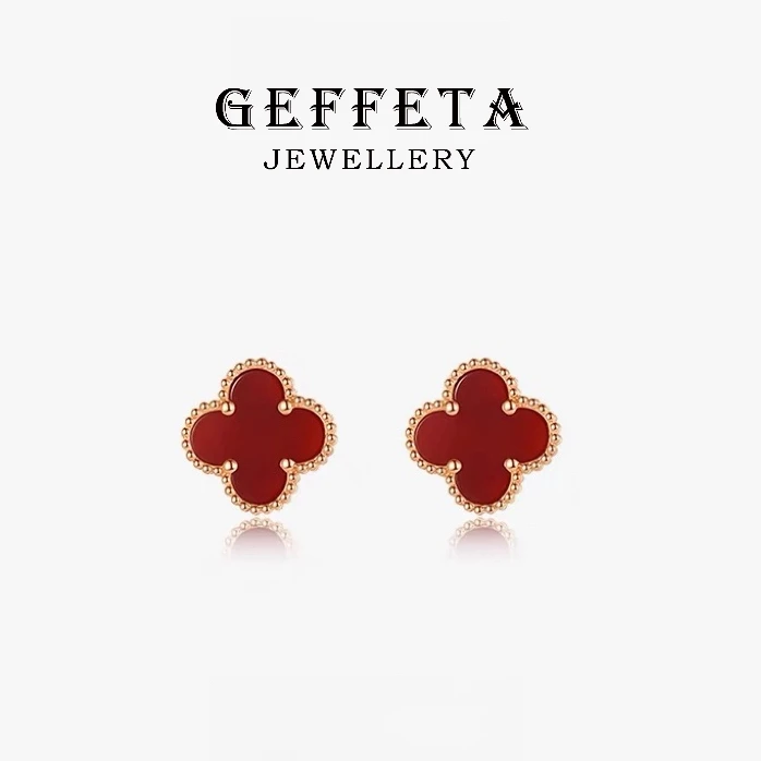GEFFETA/格菲塔  2025年新款爆款轻奢高级气质四叶草耳钉