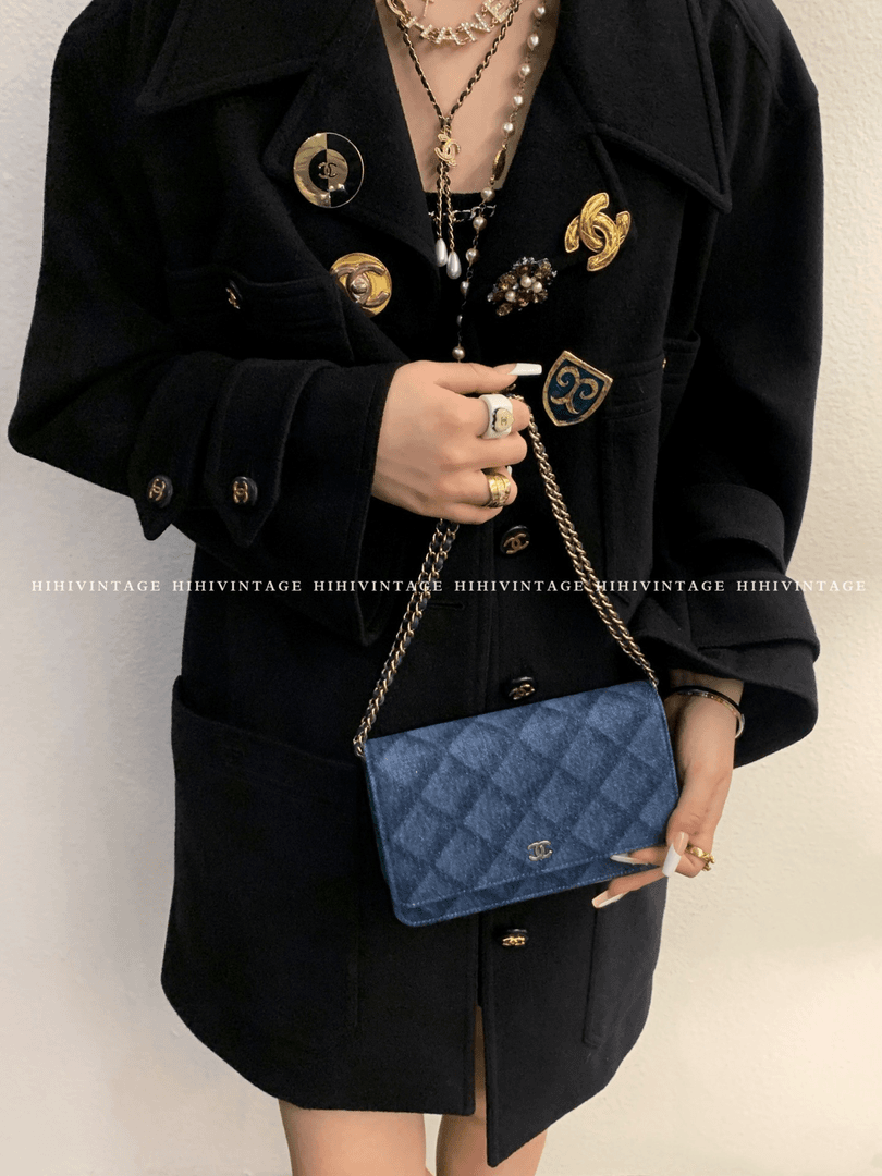 99新  HIHI精选/Chanel 水洗牛仔woc 芯片款/5553202