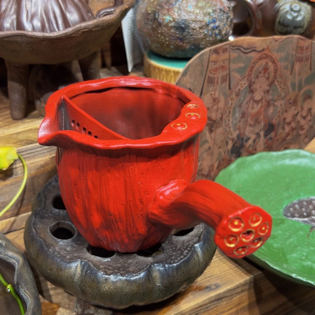 复古风格老陶泥系列茶盘茶具