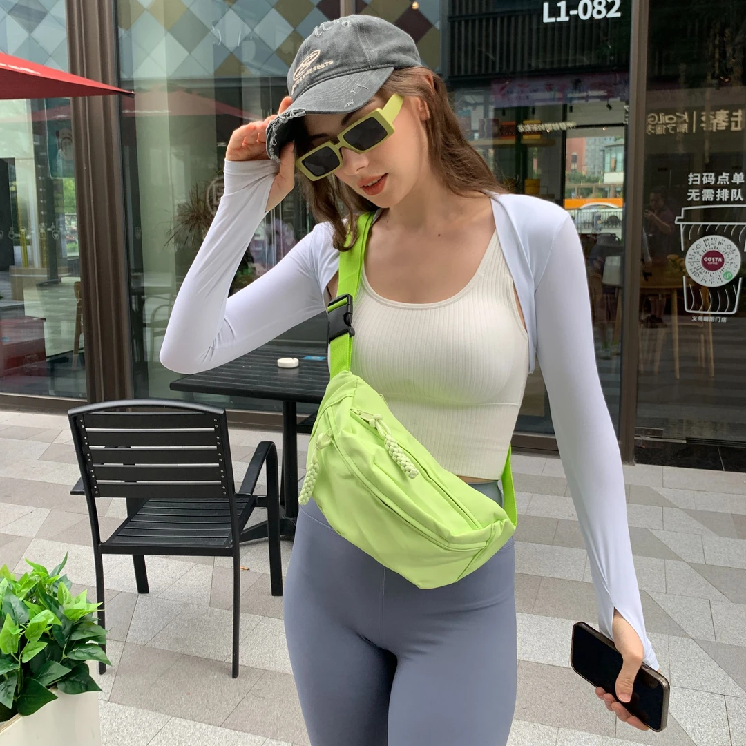 crossgrip运动胸包斜挎胸包时尚女士男士日系少女洋气百搭ins轻便