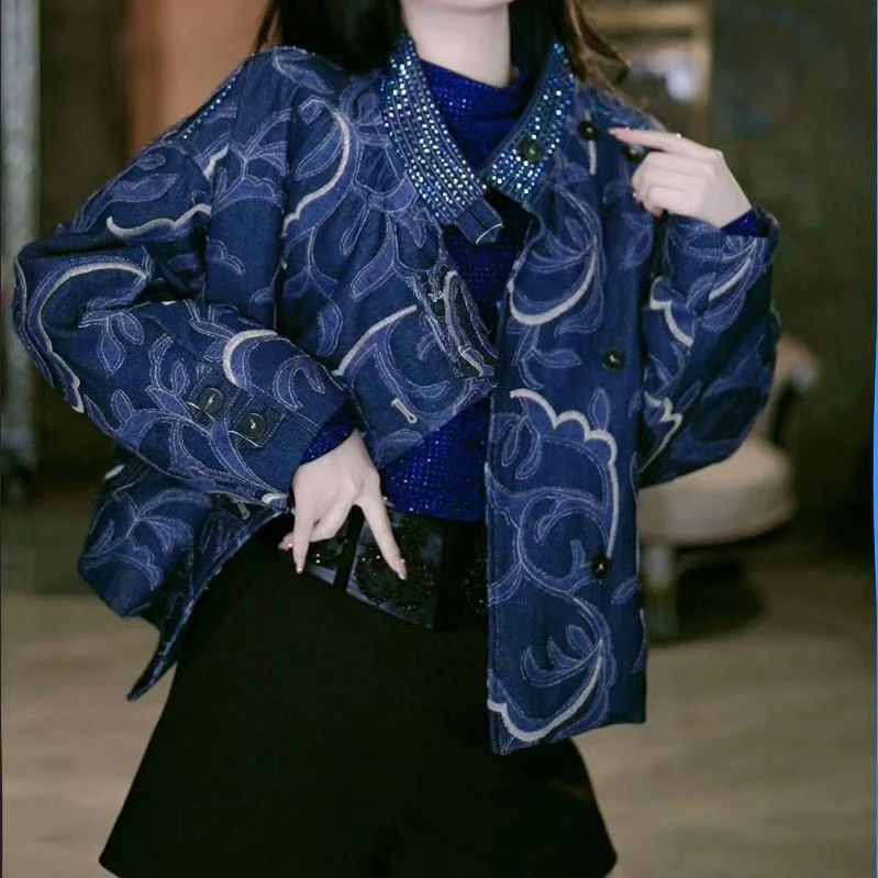 SEJI/瑟纪11.30【牛仔很忙】法式重工时尚百搭气质外套