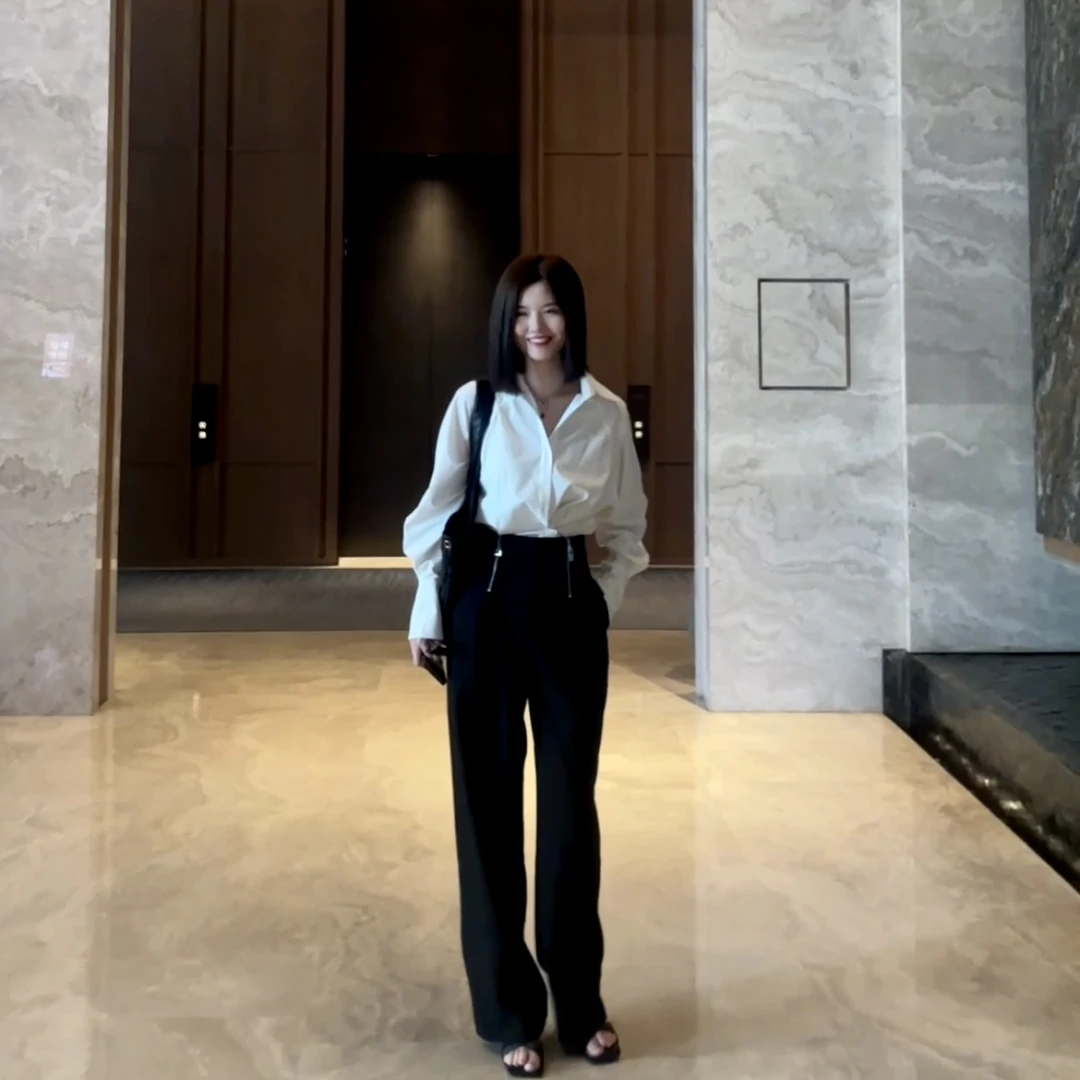 SEJI/瑟纪【悠闲派】时尚百搭设计款阔腿裤