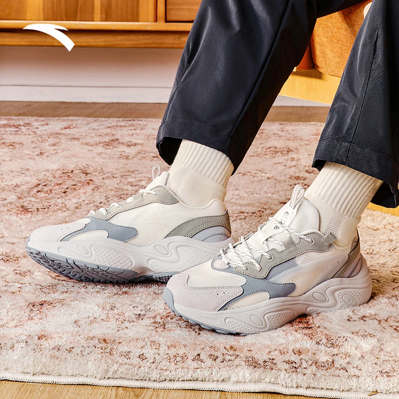 安踏C37老爹鞋情侣男鞋女运动鞋新款潮流厚底秋季休闲百搭休闲鞋