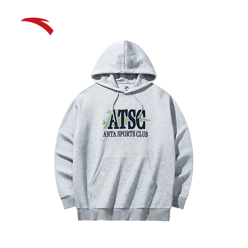 安踏易打理卫衣丨连帽卫衣男秋季新款美式休闲运动上衣152438703