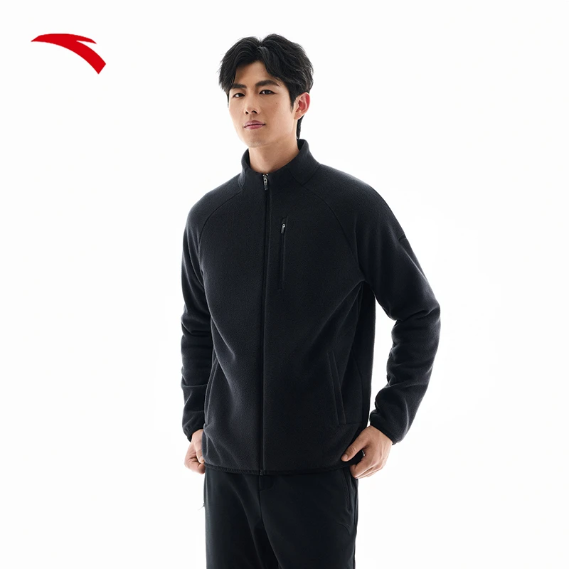 【秋季强推】安踏羊暖绒外套情侣男女秋季新款抓绒衣加厚保暖上衣