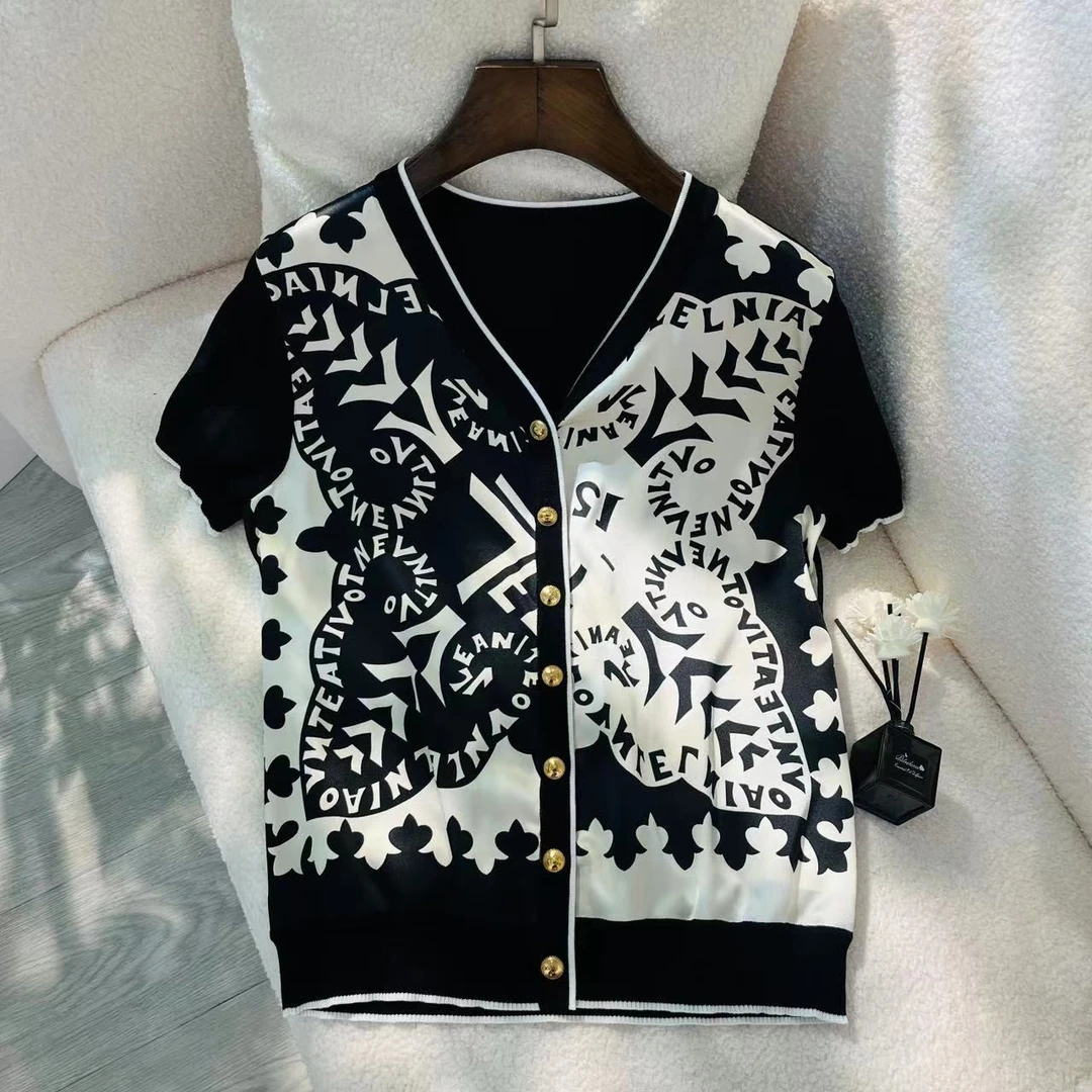 BELISH/碧丽偲Y【2025夏季新款】SS24059桑蚕丝拼时尚百搭休闲开衫