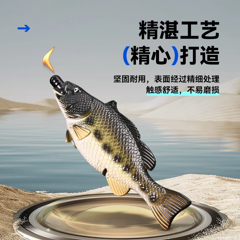 鲈鱼点火创意个性奇葩充气稀奇古怪户外便携高颜值点火器