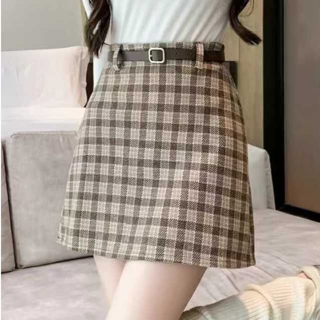 冯冯家【501-550】秋冬新款高腰显瘦百搭短裙短裤