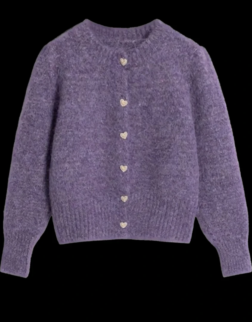 韩系小香风秋冬针织外套