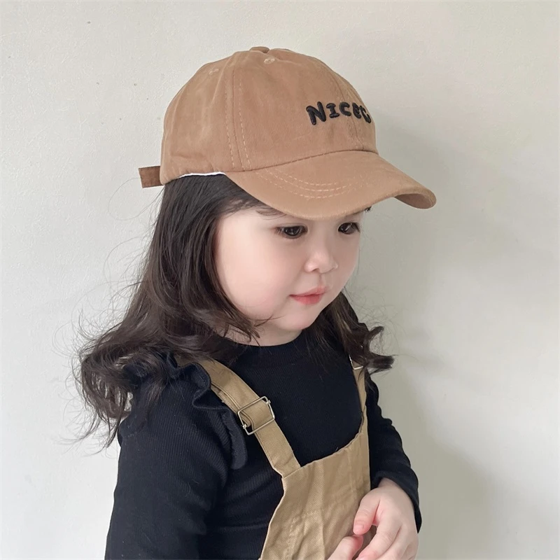 1-2岁儿童棒球帽宝宝鸭舌帽女童休闲帽百搭款遮阳ins婴儿帽子春秋