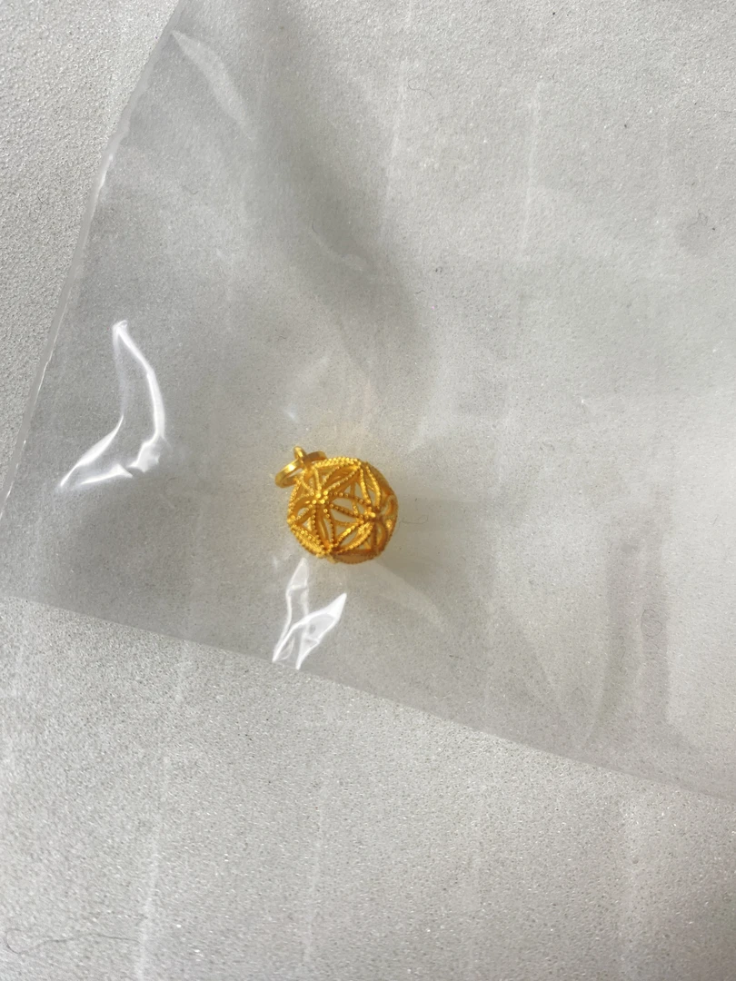 （12月20日粉丝福利）足金999 万花筒花丝球 66号