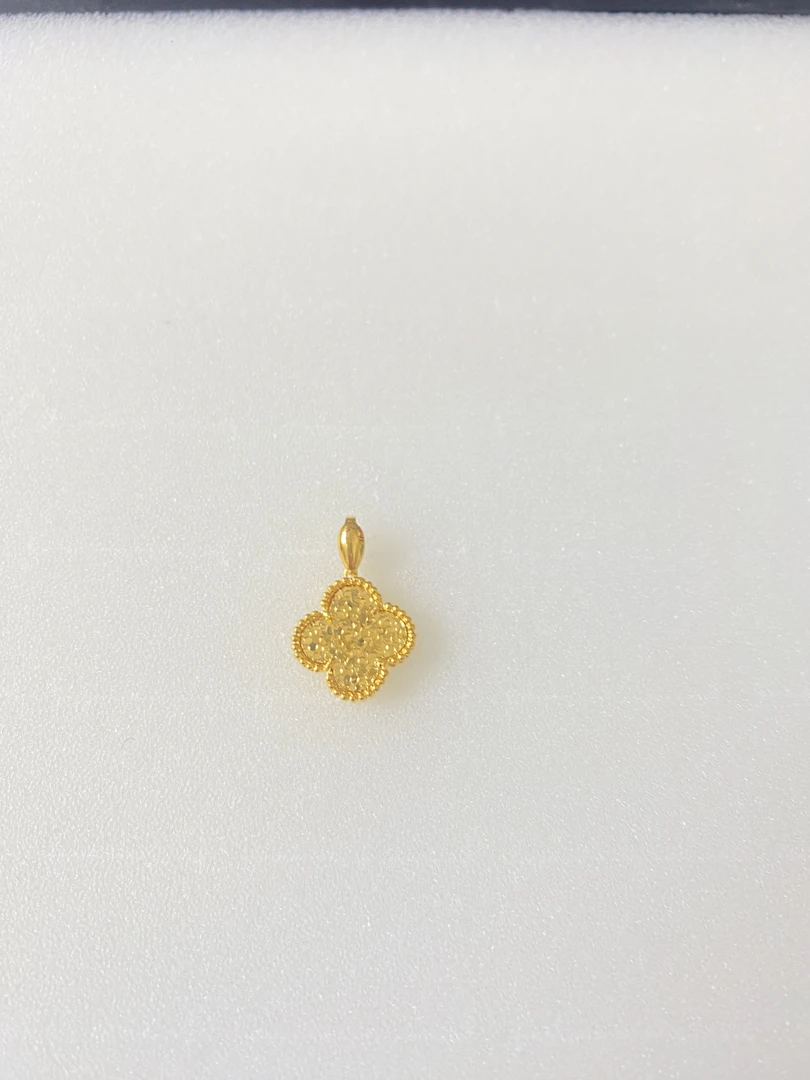足金999 碎碎冰小四叶草