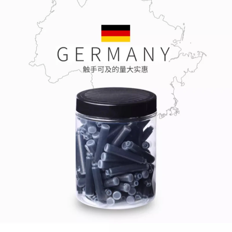 两盒装 Schneider德国施耐德钢笔墨水胆墨囊欧标通用墨囊男孩女孩