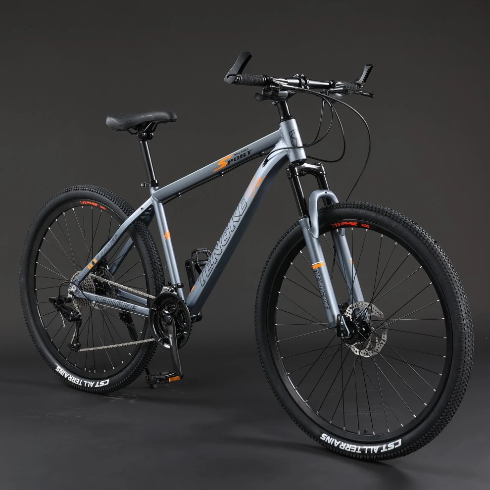 誊克TEKNGE铝合金山地自行车30速蓝图油碟刹培林轴承花鼓锁死前叉