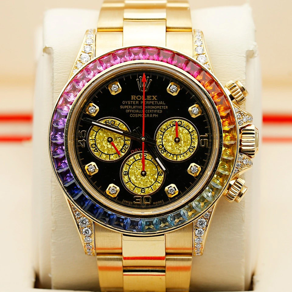 99新 Rolex/劳力士 迪通拿 16528/后镶钻/40mm/自动机械/单表