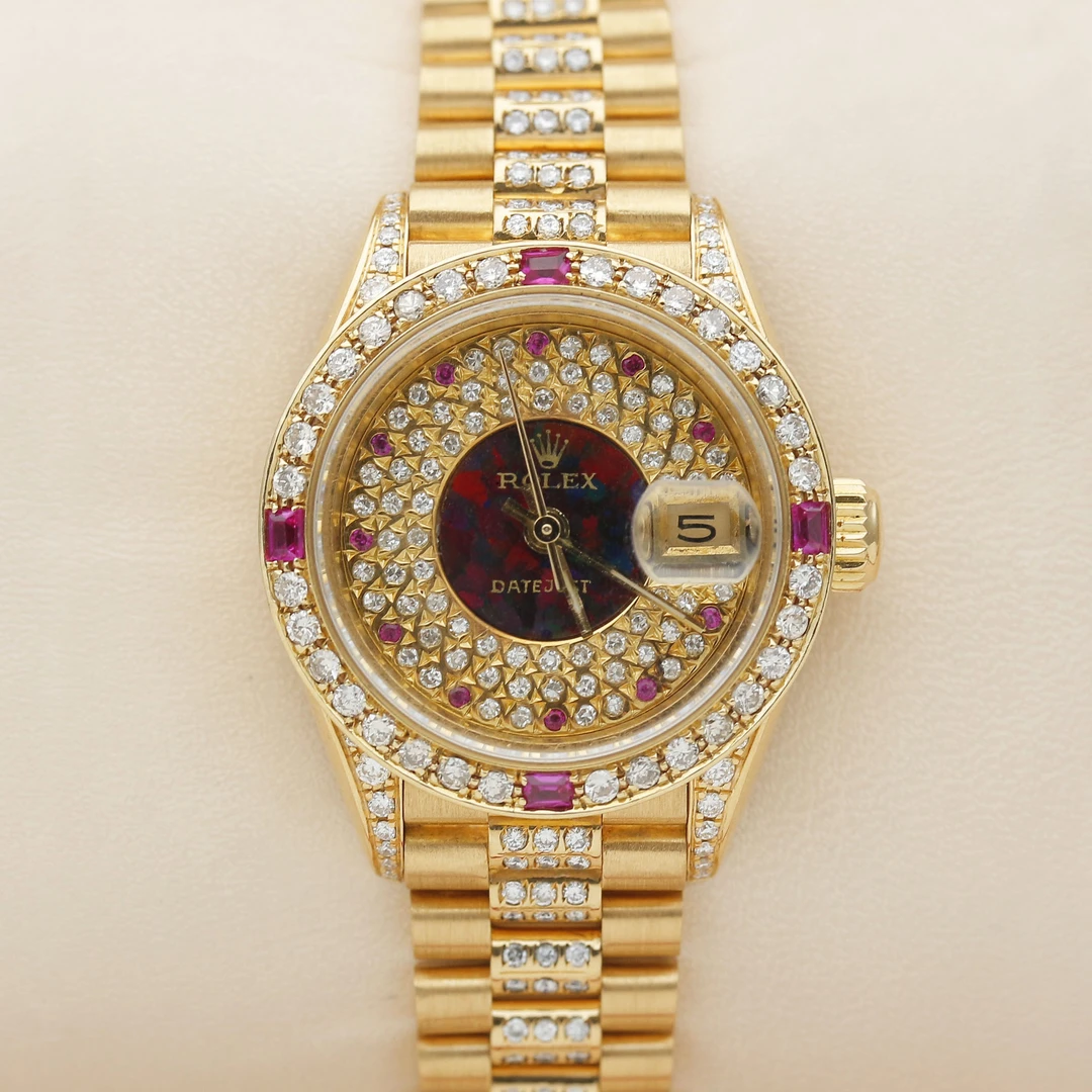 99新 Rolex/劳力士 年终漏价日志69178后钻18k金26mm