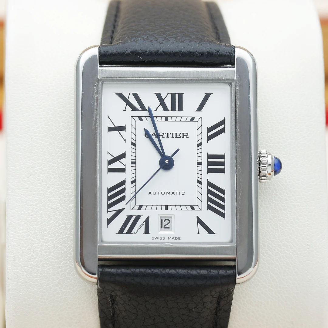 99新 Cartier/卡地亚 坦克/自动机械/W5200027/精钢/31X40mm/单表