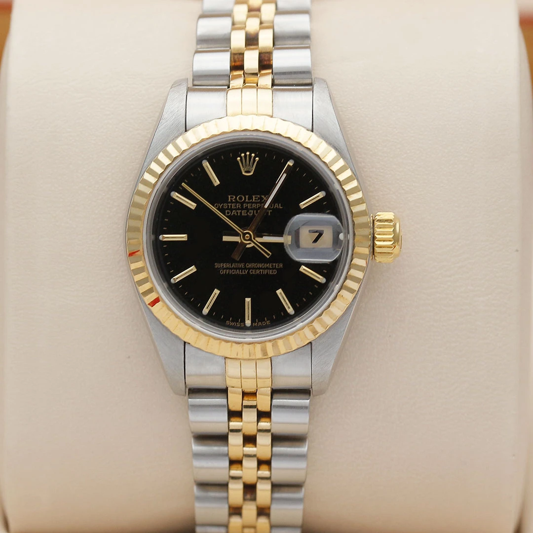 99新 Rolex/劳力士 捡漏价日志79173间金26mm自动机械条钉刻