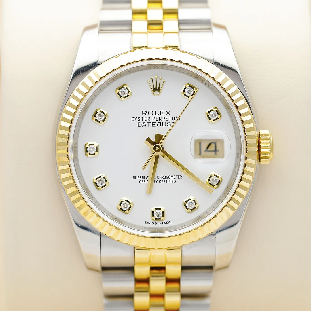 99新 Rolex/劳力士 添珍严选/日志116233/间金原钻/36mm/单表