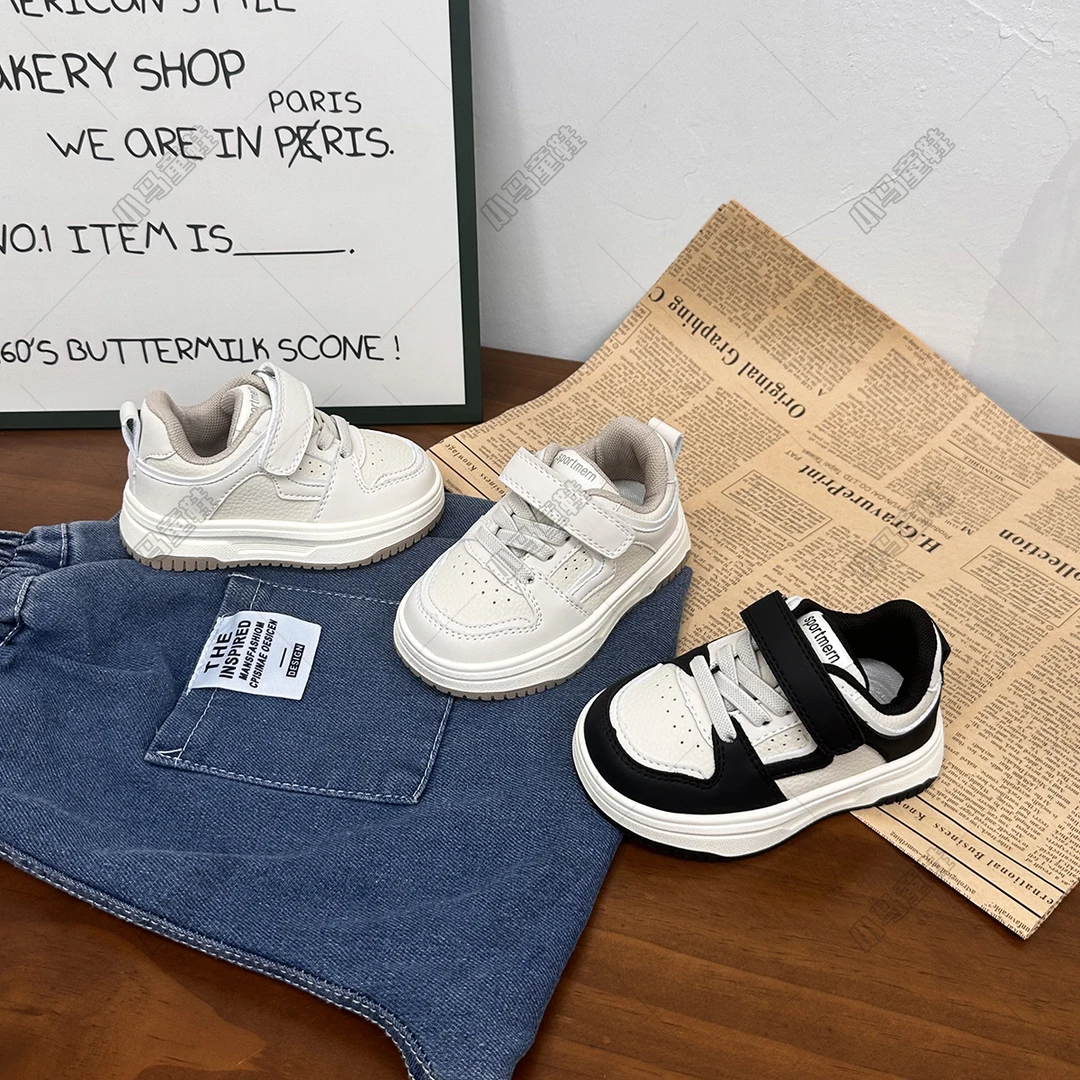 2024秋季学步鞋女宝宝软底防滑婴儿鞋子小童时尚板鞋男宝运动鞋潮