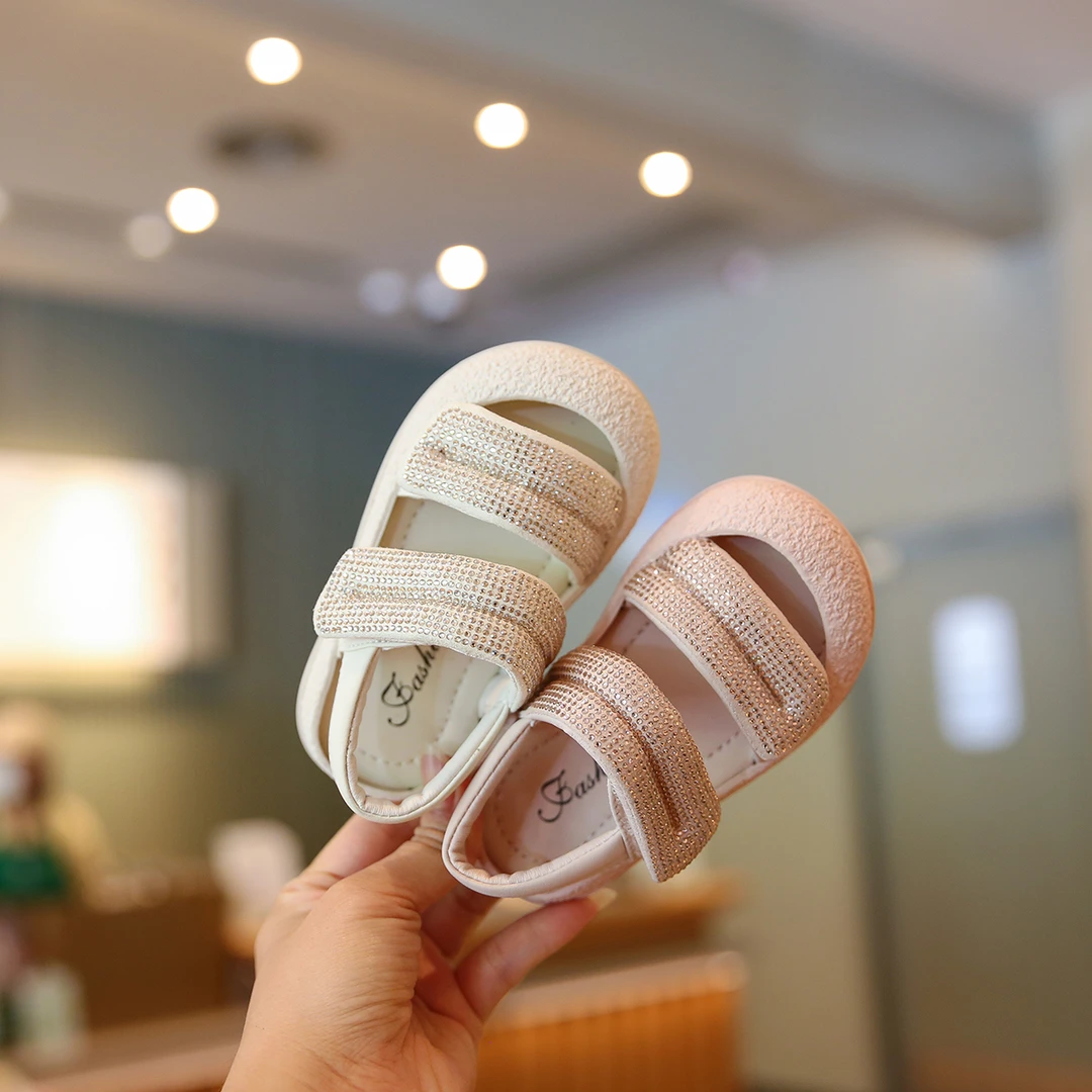 女童包头凉鞋2024夏季新款宝宝鞋子夏款软底女孩婴幼儿小童公主鞋