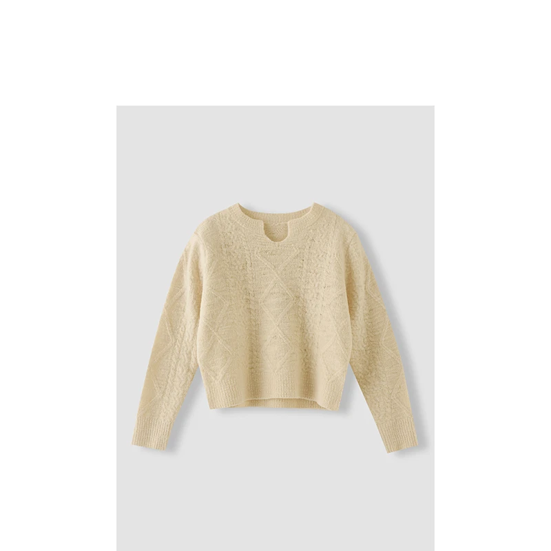 【直播间同价】QXNG170X简约时尚设计百搭修身针织衫多色