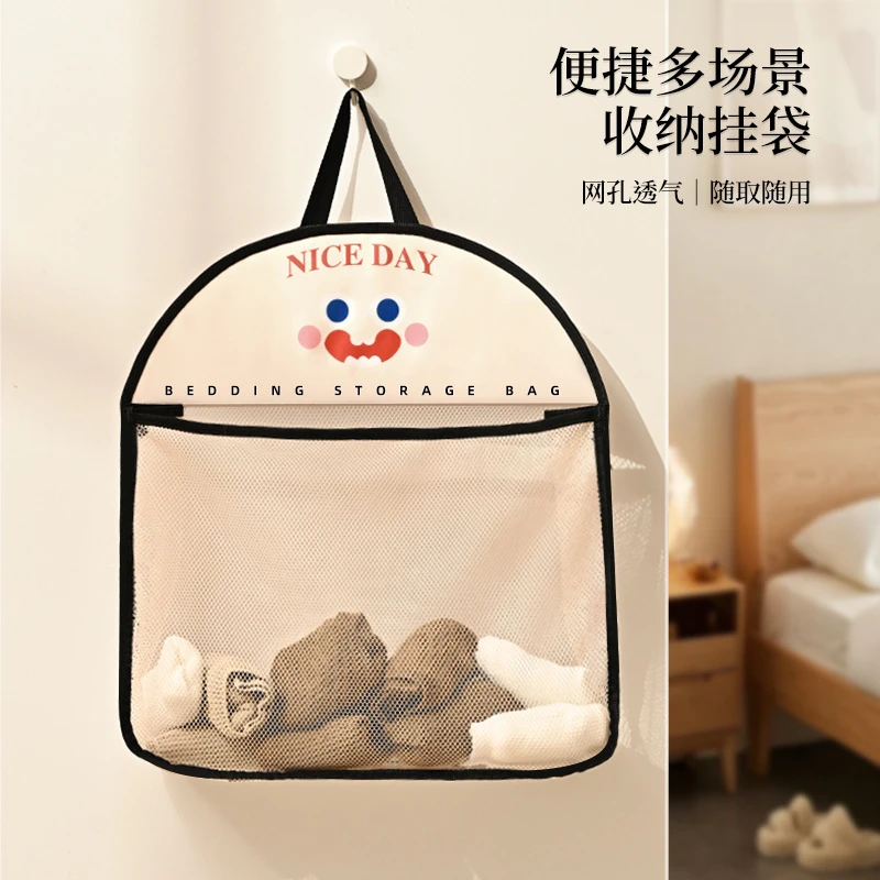 【外贸品质送挂钩 】内衣裤袜子垃圾袋收纳挂袋悬挂式储物袋家用