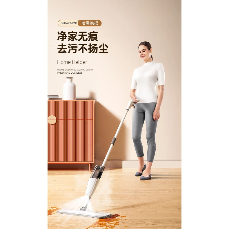 新款自动喷雾喷水拖把家用免手洗平板旋转拖把  懒人拖地墩布神器