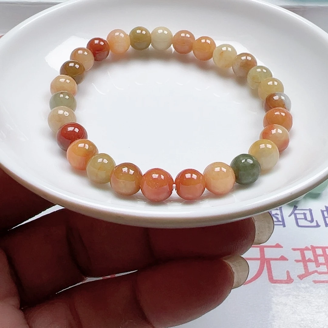 翡翠散珠英*吊坠手链货主老华