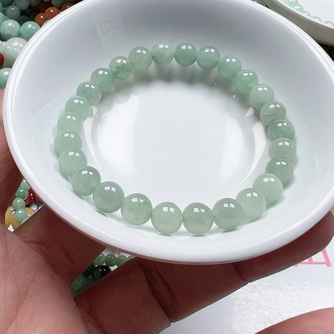 翡翠散珠英****！散珠吊坠货主老华