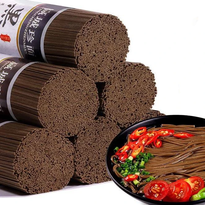 0脂肪正宗黑荞麦面条无糖精粗杂粮挂面黑全麦面健身代餐主食轻食