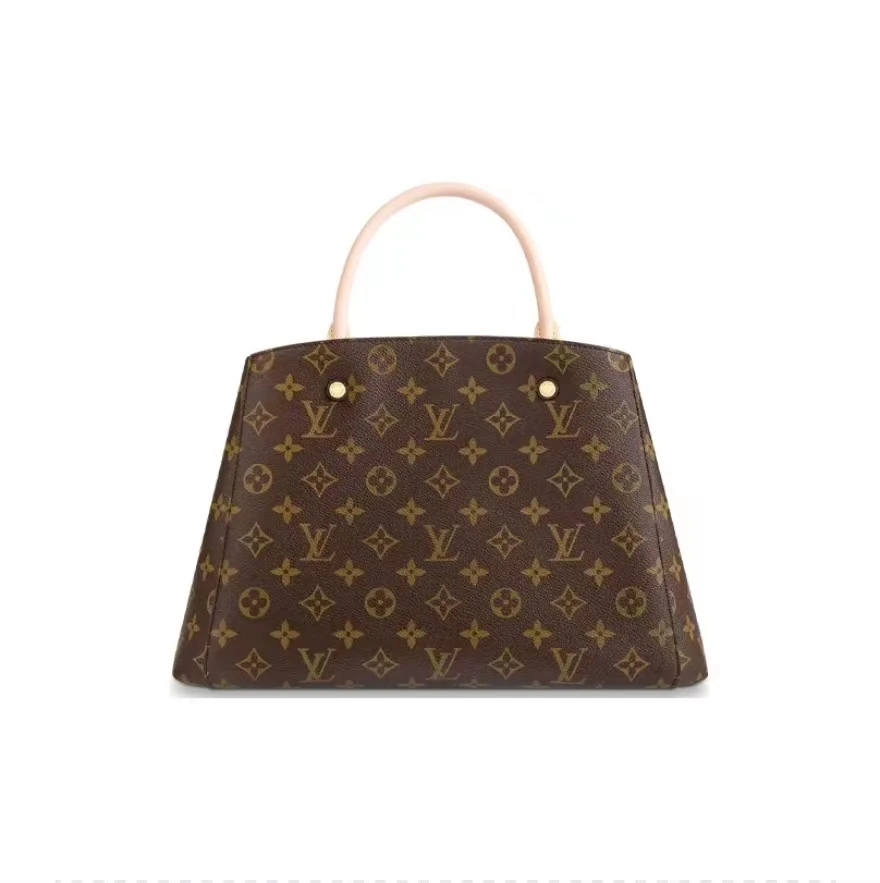 95新 LouisVuitton/路易威登 蒙田中号老花手提单肩包33cm/A515