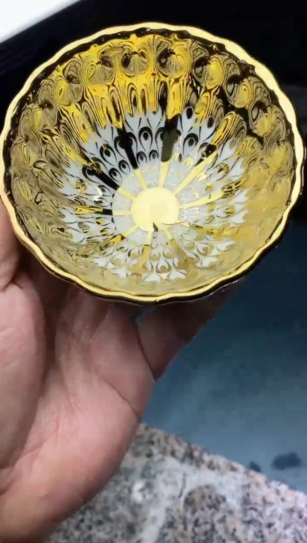 【闪购商品】瓷茶盏金玉满堂