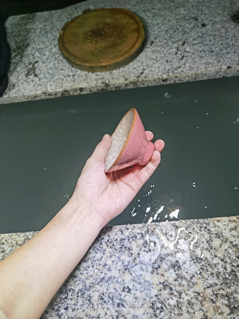 【闪购商品】2高端精美茶具主人杯主人杯茶杯瓷器双色缤纷