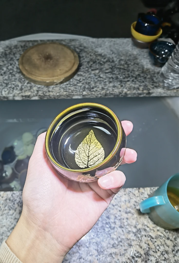 【闪购商品】1高端精美茶具主人杯主人杯茶杯瓷器大叶有成