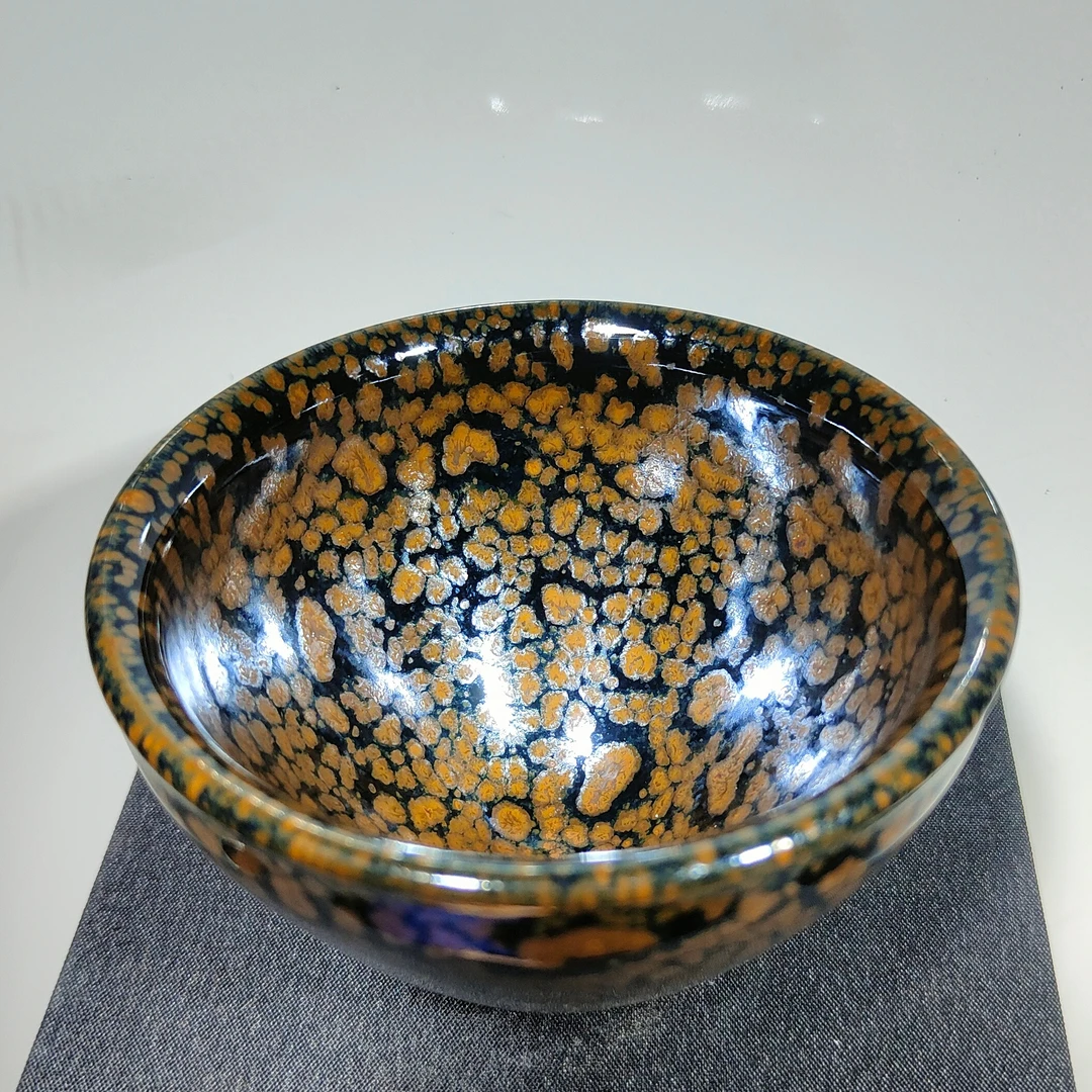 油滴鹧鸪茶杯手工茶具陶瓷品茗杯主人杯2